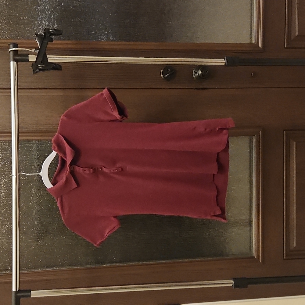 Old Navy maroon polo women's XS